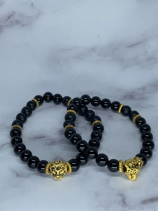 Lionheart Onyx Guardian Bracelet