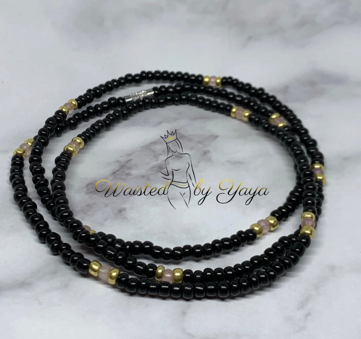 Blush & Noir Luxe Waistbead