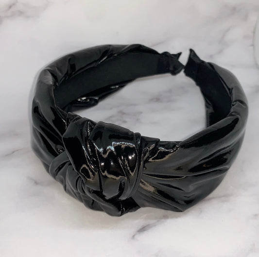 Black Latex Headband